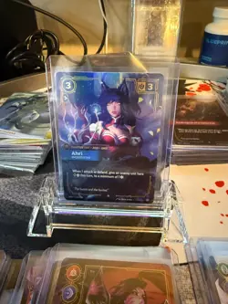 Riftbound TCG League Of Legends Origins Epic Ahri Inquisitive 119/298 NM Card - Image 1