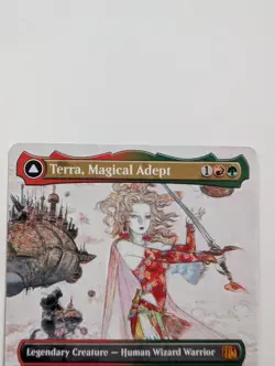 Terra Magical Adept Borderless Final Fantasy Magic the Gathering Card #323 - Image 2