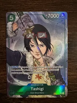 One Piece Tashigi Alt Art English Card Game Legacy of the Master OP12-031 R - Image 1