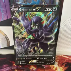 Pokemon Grimmsnarl v SWSH057 Black Star Promo Jumbo Card - Lightly Played - Image 1