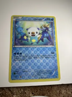 Pokemon Jumbo Oversized 'S Oshawott B&W Black Star Lenticular Promo Card rare - Image 1