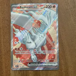 Reshiram EX SV White Flare Ultra Rare Card 158/086 Mint/Nm Condition - Image 1