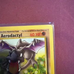 NM Pokemon Aerodactyl Card fossil Set 16/62 WOTC Non-Holo Unlimited - Image 5
