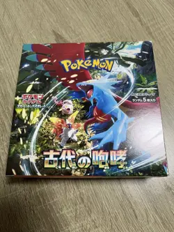 Pokemon Card Game Ancient Roar Booster Pack sv4K Box Japanese No Shrink Unopened - Image 2