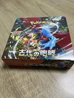 Pokemon Card Game Ancient Roar Booster Pack sv4K Box Japanese No Shrink Unopened - Image 3