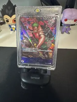 One Piece Card Game Roronoa Zoro SR ST21-015 Flagship for JAPAN Promo SEALED - Image 1