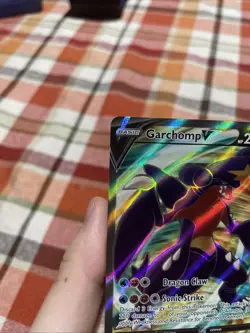 Pokemon Swsh10 Garchomp v Full Art Rare Holo Card 178/189 Astral Radiance - Image 2