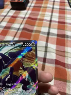 Pokemon Swsh10 Garchomp v Full Art Rare Holo Card 178/189 Astral Radiance - Image 3