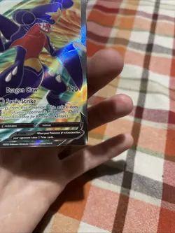 Pokemon Swsh10 Garchomp v Full Art Rare Holo Card 178/189 Astral Radiance - Image 5
