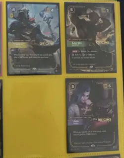 Riftbound Origins Stamped Release Event Champion Promos Viktor, Lee Sin, Jinx - Image 1