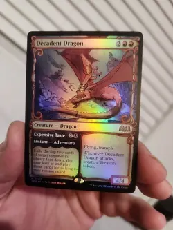 Decadent Dragon (Showcase) Wilds of Eldraine Foil - Image 1