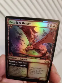 Decadent Dragon (Showcase) Wilds of Eldraine Foil - Image 3