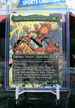 Spider-Ham, Peter Porker (Borderless) Marvel's Spider-Man Foil - Image 1