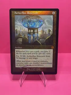 Aetherflux Reservoir The Brothers' War: Retro Frame Artifacts Foil - Image 1