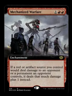 Mechanized Warfare (Extended Art) 338 Foil R The Brothers' War - Image 1