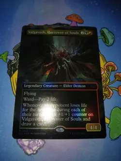 1x Foil Valgavoth, Harrower of Souls (Borderless) - Commander: Duskmourn - Image 3