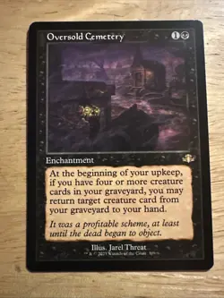 Oversold Cemetery Retro Frame Regular - Dominaria Remastered MTG-NM - Image 1