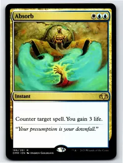 Absorb R Dominaria Remastered # 186 NM Normal - Image 1