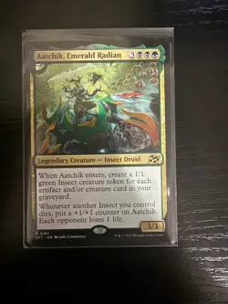 MTG Magic the Gathering Aatchik, Emerald Radian Aetherdrift NM - Image 1