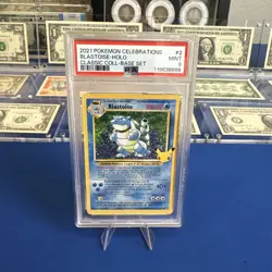2021 Pokemon Celebrations Classic Blastoise Holo #2/102 - PSA 9 (MINT) - Image 3