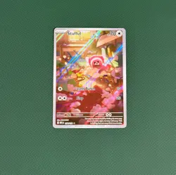Stufful Full Art IR 154/132 Me01: Mega Evolution Holo POKEMON NEAR MINT - Image 1