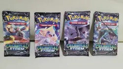 4 Sealed Unweighed Pokemon Sun & Moon Celestial Storm Booster Packs - Art Set - Image 2