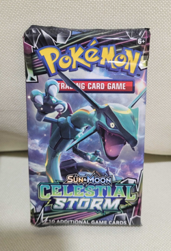 4 Sealed Unweighed Pokemon Sun & Moon Celestial Storm Booster Packs - Art Set - Image 4