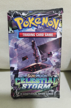 4 Sealed Unweighed Pokemon Sun & Moon Celestial Storm Booster Packs - Art Set - Image 5