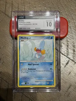 Mudkip 80/106 Great Encounters Common Pokemon TCG CGC 10 Gem Mint - Image 1