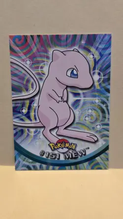 Topps 2000 Pokemon Mew #151 TV Animation Edition Series 3 Blue Label Non-Holo NM - Image 1