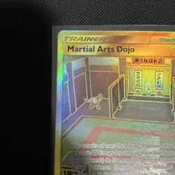 Martial Arts Dojo - 268/236 [Cosmic Eclipse] Pokemon TCG - GOLD SECRET RARE - NM - Image 2