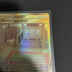 Martial Arts Dojo - 268/236 [Cosmic Eclipse] Pokemon TCG - GOLD SECRET RARE - NM - Image 3