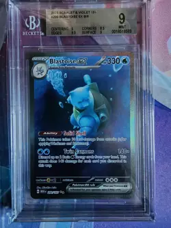 BGS 9 2023 Pokemon Scarlet Violet 151 Blastoise Ex 200/165 SIR Special - Image 1