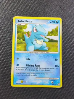 Pokemon TCG Totodile Mysterious Treasures 106/123 Regular Common - Image 1