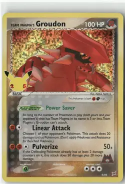 Team Magma's Groudon, Pokemon Celebrations: Classic Collection Classic Collectio - Image 1