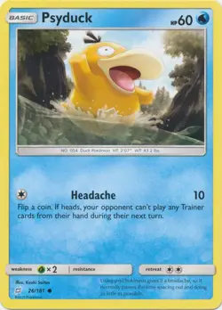Psyduck - 26/181 - Common NM, English Pokemon Team Up - Image 1