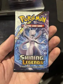 Nintendo Pokemon TCG: 2017 Shining Legends Booster Pack Mewtwo Factory Sealed - Image 1