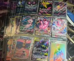 ⭐Modern Pokemon Collection Lot Binder Mew + Sylveon Vmax.NM-LP+.🔥Crispy!🤌#5 - Image 1