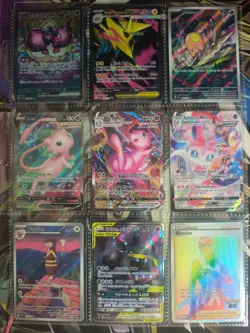 ⭐Modern Pokemon Collection Lot Binder Mew + Sylveon Vmax.NM-LP+.🔥Crispy!🤌#5 - Image 2
