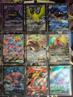 ⭐Modern Pokemon Collection Lot Binder Vileplume + Lucario NM-LP.🔥Crispy!🤌#17 - Image 4