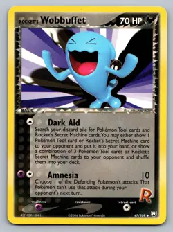 Pokemon TCG Team Rocket Returns Rocket's Wobbuffet 47/109 - Image 1