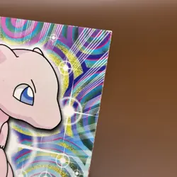Pokemon 2000 Topps TV Animation Edition Series 3 Mew #151 Blue Logo - Image 3