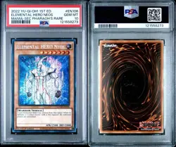 Yu-Gi-Oh! Elemental HERO Neos MAMA-EN106 Secret Pharaohs Rare PSA 10 - Image 2