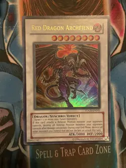 Red Dragon Archfiend Yu-Gi-Oh TDGS-EN041 Ultra Rare NM - Image 1