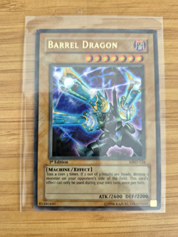 YU-GI-OH Barrel Dragon MRD-126 Metal Raiders-1st Edition - Image 1
