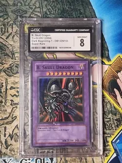 CGC 8 NM/M 2004 YuGiOh B. (Black) Skull Dragon Dark Beginning 1 DB1-EN153 - Image 1