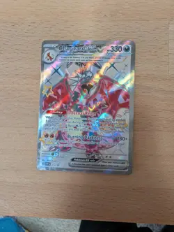 Pokemon TCG Charizard EX Scarlet & Violet Paldean Fates Promo Card #74 - NM - Image 1