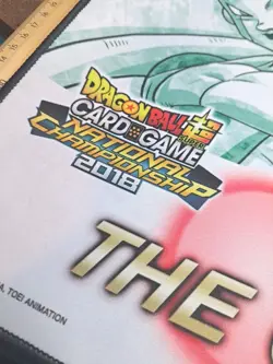 DragonBall Super Card Game National Championship 2018 Playmat. 23 " Long. - Image 2