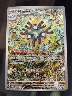 Magneton 159 Sv: Scarlet & Violet Promo Pokemon Card Full Art Electric Type - Image 1