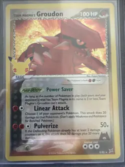 Pokemon TCG Team Magma's Groudon Holo Card 9/95 Celebrations Classic Collection - Image 1